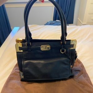 Michael Kors Black Leather Tote
